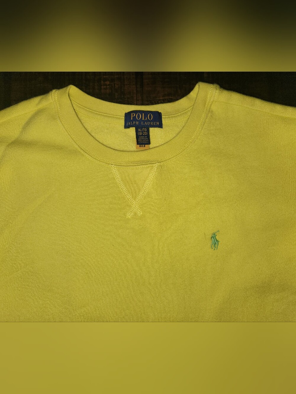 Polo by Ralph Lauren Crewneck Sweatshirt with Teal Pony